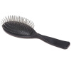 Madan Large Pin Brush - profesionálny, veľký štetec s ergonomickou rukoväťou, 22mm kovový kolík, mäkký - Farba: Čierna