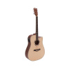 Dimavery JK-500, elektroakustická kytara typu Dreadnought, přírodní