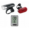 Cateye HL-EL135 + TL-LD135R SET + VELO7 Counter (Cateye HL-EL135 + TL-LD135R SET + VELO7 Counter)