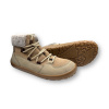 Froddo UP Furry W TEX Taupe – dámske zimné barefoot topánky Veľkosť: 39