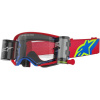 ALPINESTARS okuliare SUPERTECH CORP ROLL-OFF WIDE VISION 2025, červená/modrá, číre plexi