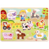 Tooky Toy Vkladacie puzzle Farma