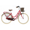 Mestsky bicykel - Pohodlný mestský bicykel KELLYS ARWEN DUTCH červený (Pohodlný mestský bicykel KELLYS ARWEN DUTCH červený)