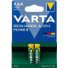 Nabíjateľná batéria, AAA mikrotužková, 2x1000 mAh, VARTA 