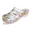 Dreváky BUXA Dámske Dreváky Na Gumenej Podrážke SuperKomfort FPU10 - Kvetové Veľkosť: 41 [26,4 cm]