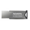 A-Data ADATA Flash Disk 128GB UV350, USB 3.2 Dash Drive, tmavě stříbrná textura kov AUV350-128G-RBK