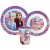 Stor Sada plastového riadu s kelímkom pre dievčatá motív Ľadové kráľovstvo Frozen 3 diely