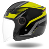 prilba Reflex CASSIDA čierna/žltá fluo/sivá Veľkosť: S, Veľkost: S