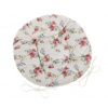 Bellatex Sedák DITA kulatý prošívaný, Pnoucí růžička - 40 cm