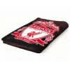 Liverpool FC Deka Liverpool FC, červeno-čierna, fleece, 100x150 cm