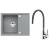 Set Alveus (dřez Intermezzo 30 Beton 81 + baterie Mintas Beton/Chrom) SETA25228