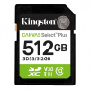 Kingston SDXC karta 512GB Canvas Select Plus, U1, V10, A1 SDS3/512GB
