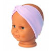 Baby Nellys Bavlnená čelenka dvojvrstvová, lila 68/74 (6-9m)