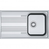 Franke Smart SRX 611-86 Nerezový drez s odkapávačom, obojstranný, 86x50cm, 101.0395.016