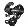 SHIMANO Zadná prehadzovačka 7/8-rýchlostná Shimano Tourney TX800 s uchytením podložky - čierna