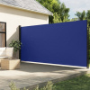 Zaťahovacia bočná markíza, modrá 200x600 cm-ForU-4004551