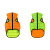 Teplá vesta pre psa AiryVest oranžovo / zelená M47