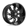 Fuel D747 LOCKDOWN disk 20x10 5x139.7 78.1 ET-18, Gloss black