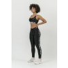 Nature-inspired dámske legíny na cvičenie s vysokým pásom 546 čierna NEBBIA Veľkosť: S