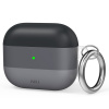 AppleMix Puzdro AHASTYLE pre Apple AirPods 3 - farebný prechod - silikónové - sivé