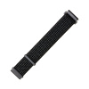 FIXED Nylon Strap for Smartwatch 20mm wide, reflective black FIXNST-20MM-REBK