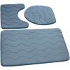 Kúpelňová predložka - Koberce s modrou kúpeľňou non -slip 3 cz (Kúpelňová predložka - Koberce s modrou kúpeľňou non -slip 3 cz)