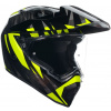 AGV prilba AX9 Steppa carbon/grey/fluo yellow - S