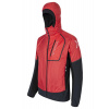 MONTURA INSIGHT PLUS HYBRID JACKET Power red 18 částečně zateplená bunda s kapucí Velikost XL