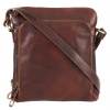 Kožená kvalitná pánska crossbody taška NICO 24x27x8 cm hnedá