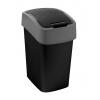 Krúťový kôš na odpadky 10 l / čierna (Krúťový kôš na odpadky 10 l / čierna)