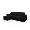 Signal Rozkladacia rohová sedacia súprava BASIC Ľavá Čierna