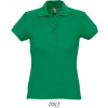 SOL´S PASSION / Dámska vypasovaná polokošeľa - kelly green XL