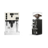 Rancilio Silvia PRO X, white + Eureka Mignon Libra, CR black