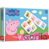 Trefl Domino papierové Peppa Pig / Prasiatko Peppa 28 kartičiek