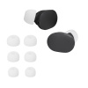 kwmobile 6x Silikonový Ear Tips for JBL Tune Buds - 3 Sizes - Náhradní Earbud Tips for In-Ear Headphones - bílá