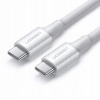 Kábel Ugreen USB typ C - USB typ C 1 m biely