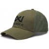 WILEY X Šiltovka Trucker Cap - olive green / black logo