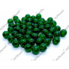 Sklenená korálka praskačka 8mm - 10 kusov - zelená