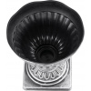 Kvetináč Strend Pro Antik, s podstavcom, 30x30 cm, strieborný, metalický efekt