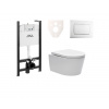 Swiss aqua technologies Cenově zvýhodněný závěsný WC set Jika do lehkých stěn / předstěnová montáž+ WC SAT Brevis SIKOJSW1