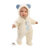 Llorens 14207 BABY ENZO - realistická bábika bábätko s mäkkým látkovým telom - 42 cm