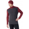 Pánske funkčné tričko SmartWool M Classic Thermal Merino BL 1/4 ZIP B charcoal currant M