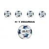 ACTION 4+1 zadarmo - Futbalová lopta Select FB Brillant Super TB CZ Chance Liga 2024/25 bielo-modrá Veľkosť lopty: 5