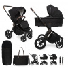 Muuvo Kombinovaný kočík 2v1 Quick SE 2 Varianta: Sunset Black