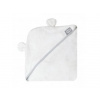Shnuggle Zavinovací osuška s kapucí White