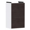 Hansgrohe Xevolos E - Umývadlová skrinka 58x34x25 cm, 1 dvierka, pánty vpravo, matná biela/tmavý dub 54169730