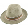 Fiebig - Headwear since 1903 Letné zelený fedora klobúk od Fiebig - Traveller Melange Veľkosť: 57 cm (M)