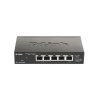 D-Link DGS-1100-05PDV2 5-Port Gigabit PoE Smart Switch, bez zdroje - napájen přes PoE, 2 PoE porty
