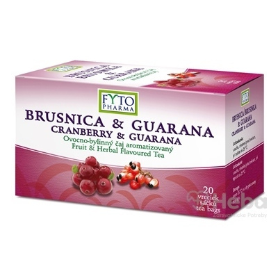 Fyto Brusnica & Guarana ovocno-bylinný čaj 20x2 g (40 g)