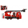 Auto hasiči skrutkovací plast 36cm striekaciu vodu na zotrvačník na bat. so zvukom so svetlom v kra